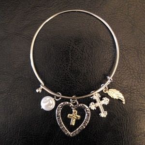 Cute Silver Charm Bracelet